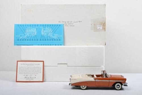 CHEVROLET: A Limited Edition Franklin Mint 1:24 scale 1956&nbsp;Chevrolet Bel Air Convertible&nbsp;(B11XK19). Limited Edition numbered '0521'/3500