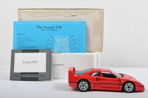 FERRARI: A Franklin Mint 1:24 scale 1989 Ferrari F40&nbsp;(B11SG44)