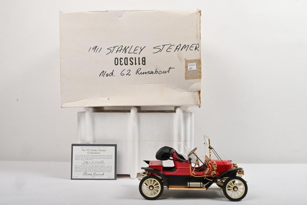 STANLEY: A Franklin Mint 1:16 scale 1911 Stanley Steamer 62 Runabout ...