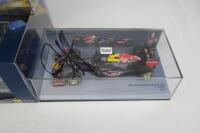 RENAULT/BENETTON: Four 1:43 scale Renault/Benetton F1 models (2 drivers signatures) - 2