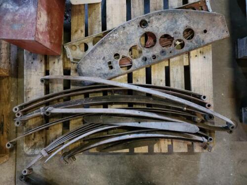 REAR SPRINGS: A collection of rear leaf springs