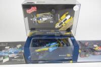 RENAULT/BENETTON: Four 1:43 scale Renault/Benetton F1 models (2 drivers signatures) - 4