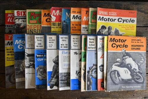 MOTOR CYCLE: A collection of early 1960s Motor Cycle magazines, ranging from 1960&nbsp;to 1966, approx. 22 magazines