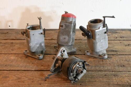 LUCAS: Two Lucas KVF 50 2 cylinder magnetos, together with an empty case and DKX2A distributor