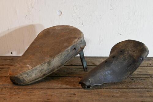SADDLES: Two vintage saddles, including one Brooks Competition&nbsp;