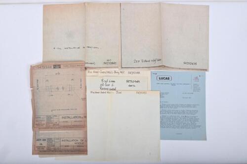 IRVING/BEECHEY CORRESPONDENCE: A folder with correspondence between LUCAS, England and Norm Beechey.