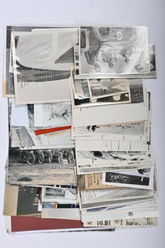 MOTORSPORT: A quantity of reprinted pictures of early motor sport images of&nbsp;both car and motor cycle racing