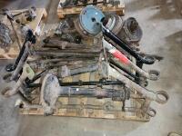 TRAPEZOID: Three Trapezoids, one rear cross member (Number 8553), two rear axle tubes (No 7281), two engine tubes, two rear axles, two rear brake prop shafts, one front brake prop shaft and compensator, rear crossmember, drive shaft, steering drag link tr - 2