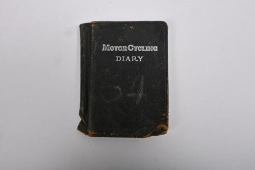 IRVING/1964 DIARY: Phil Irving's personal pocket diary from 1964. Jack Brabham, Frank Hallam entries