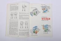PHIL IRVING/WEBER: A collection of 1960's WEBER documents used by Phil Irving. 'Idle Jet' document set signed by Phil Irving - 6