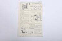 PHIL IRVING/WEBER: A collection of 1960's WEBER documents used by Phil Irving. 'Idle Jet' document set signed by Phil Irving - 24