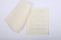 PHIL IRVING/2 STROKES: A collection of documents pertaining to two strokes and racing with particular details relating to Ariel. 1961 Ariel Motors Ltd Data Sheet with suggested modifications to 247cc Twin Two Stroke Engine Unit - To Increase Power Output - 10