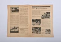 PHIL IRVING/MZ: A May 1963 technical publication by 'Kraftfahrzeugtechnik' in German featuring the mz. mz racing timing drawing by Irving - 6