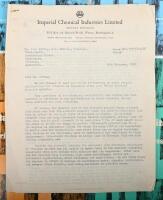 IRVING/TITANIUM/MAGNESIUM: A group of documents related to magnesium and titanium as requested by Phil Irving for research. Hand written document&nbsp;by Irving - 'What Can We Do with Misc Exotic Materials' - 7