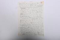 IRVING/REDEX, MOBILGAS: Hand written pages by Phil Irving giving recollections of Redex Trials and Mobilgas Rallies - 4