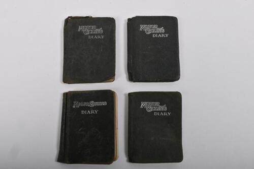 IRVING/DIARIES: A group of 'MOTOR CYCLING' diaries as used by Phil Irving from 1952 - 1954 & 1959
