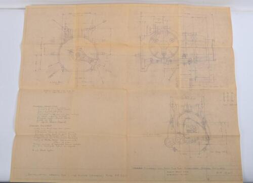 IRVING/HEWLAND: An impressive installation technical drawing for a '2 Litre Engine Gearbox, Type FT 200' (FT 260). As drawn by HEWLAND&nbsp;ENGINEERING LTD, ENGLAND