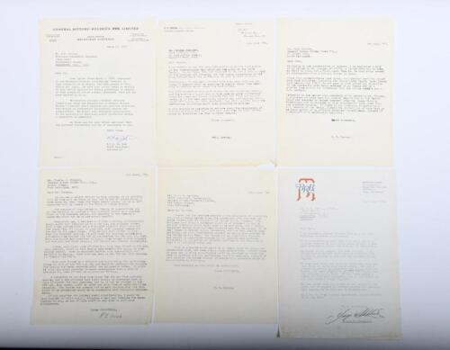 IRVING/HOLDEN: An interesting group of correspondence between Phil Irving and General-Motors Holden regarding the "Irving" head. 1976 Phil Irving letter to Charles S. Chapman signed by Irving