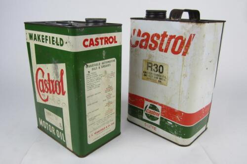 CASTROL: Two 5 litre tins&nbsp;