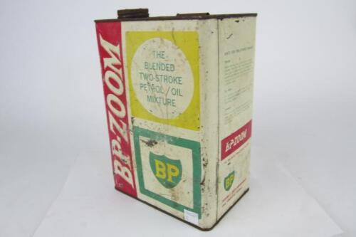 BP: A 5 litre 'BP-Zoom' two stroke petrol tin