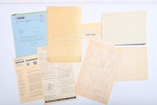 IRVING/IGNITIONS: A collection of information regarding various ignition systems. Two JOSEPH LUCAS&nbsp;ELECTRICAL LTD, ENGLAND technical drawings
