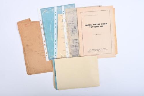 IRVING/HUNT: A collection of correspondence between Reg Hunt and J.A. Prestwich & Co.Ltd. Correspondence, technical drawing, torque curves