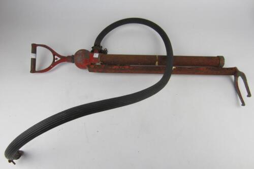 PUMP: A Stokes hand pump with foot plate