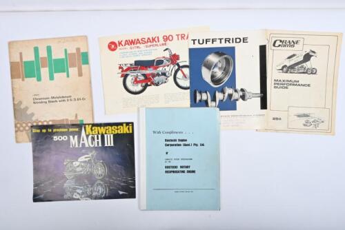 IRVING/BROCHURES: A small collection of assorted brochures and information booklets. 'ilinga' small format specification leaflet