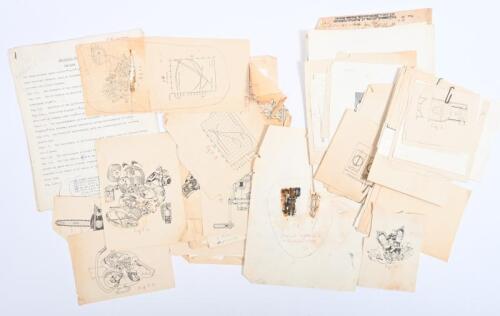 IRVING/TWO STROKE POWER UNITS: A July 29, 1965 draft copy of 'TWO-STROKE POWER UNITS - Captions', with figure diagrams