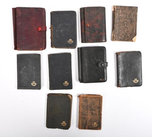 IRVING/POCKET DIARY: A collection of Phil Irving's Pocket diaries from 1920's, 1930's and 1940's