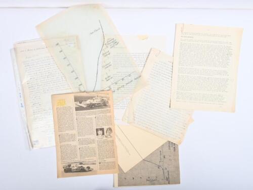IRVING/NOTES: A collection of various handwritten articles by Phil Irving. Other reference material