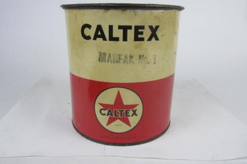 CALTEX: A Gadsden Container 'Caltex Marfak No.1' five pound grease tin.