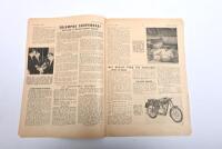 IRVING/E.M.C: A November 3, 1960 article authored by Phil Irving as published in 'MOTOR CYCLING' - '21-PLUS B.H.P. FROM 125 c.c.'. Original performance graph drawing as completed by Irving - 4