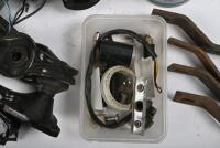 ALFA ROMEO: 1 Heater assembly, 2 suspension arms, 4 bumper bar irons, 1 engine mount, 1 box small parts - 2