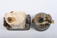 ALFA ROMEO: clocks, 2 dashboard clocks. 1 round dial, 1 oblong dial - 3