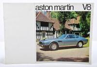 ASTON MARTIN: An AM V8 Series sales brochure 1973 - 1977. 16 pages.