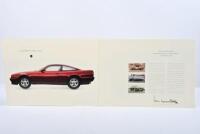 ASTON MARTIN: One large oblong Aston Martin Virage, brochure. Printed 1990. 16 pages. - 2