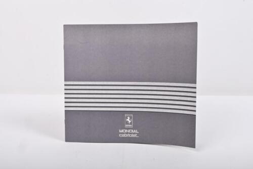One Ferrari Mondial Cabriolet brochure. 18 pages.