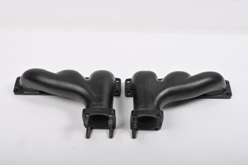 JAGUAR: E-TYPE / MARK II. One pair of restored original cast iron exhaust manifolds