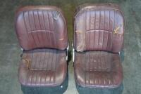 ASTON MARTIN: Seats. one pair of front seats to suit a DBS or DBS V8 model circa 1968 - 1972.