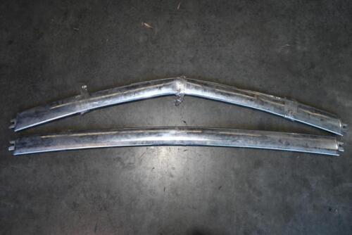 BMW "6" Series. One pair of chrome top bumper bar blades to suit BMW "6" series cars.