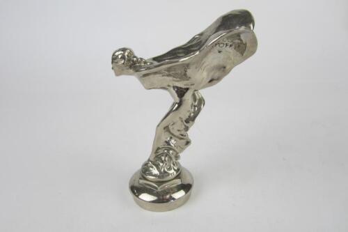 ROLLS ROYCE: A Rolls-Royce 'Spirit of Ecstasy' bonnet mascot (15.5cm high)