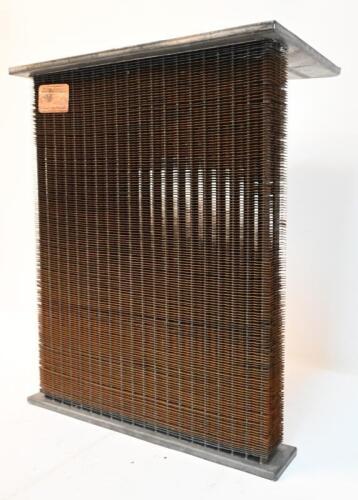 MG: "T SERIES". One NOS radiator core with base plate.