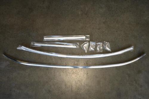 MGB GT / MGC GT: NOS Front windscreen aluminium surround finisher set.
