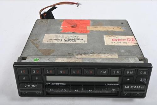 RADIO: Becker Mexico electronic auto reverse cassette radio. Model 785.