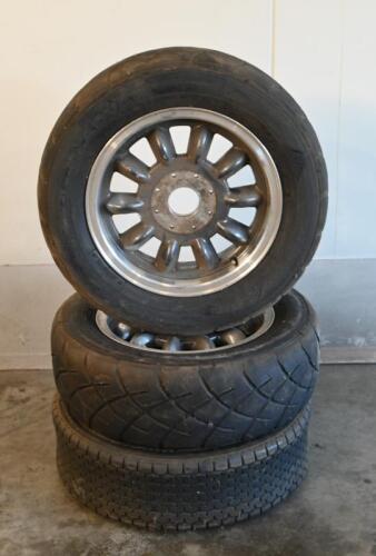 WHEELS: Three Performance alloy wheels with scrap tyres. Size: 5x16 inch.