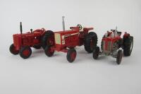 &nbsp;TRACTOR MODELS: Three&nbsp;scale die-cast tractor models of various manufacturers including Farmall,&nbsp;McCormick, Massey-Ferguson