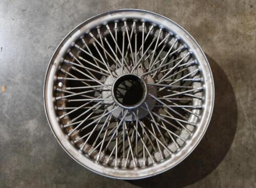 WHEELS: One painted 72 spoke wire wheel. Size: 16 x 5.5 inch with Jaguar size hub.To suit Jaguar E-Type / XK 120 / 140 / 150.