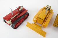 CRAWLERS:&nbsp;&nbsp;Four&nbsp;scale die-cast crawler&nbsp;models of various manufacturers including Caterpillar, John Deere, International - 2