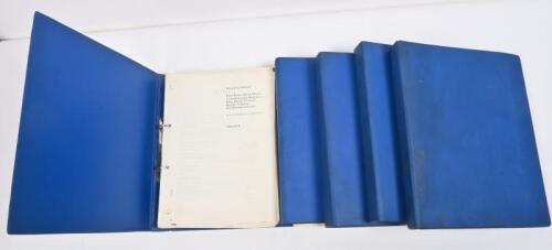ROLLS-ROYCE SILVER SHADOW / BENTLEY " T SERIES": One five volume copy of the workshop manual to suit the model